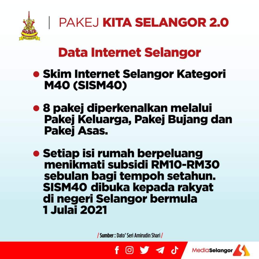 Data Internet Selangor M40